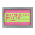 miley micklesson bond street  Belt Buckles
