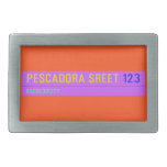 pescadora sreet  Belt Buckles