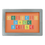 Periodic
 Table
 Writer  Belt Buckles