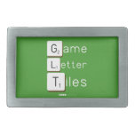 Game
 Letter
 Tiles  Belt Buckles