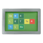 Game
 Letter
 Tiles  Belt Buckles