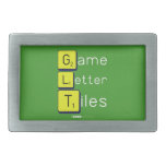 Game
 Letter
 Tiles  Belt Buckles