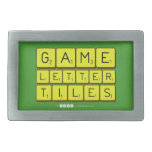 Game
 Letter
 Tiles  Belt Buckles