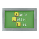 Game Letter Tiles  Belt Buckles