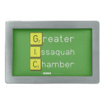 Greater
 Issaquah
 Chamber  Belt Buckles