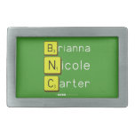 Brianna
 Nicole
 Carter  Belt Buckles