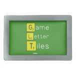 Game
 Letter
 Tiles  Belt Buckles