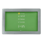 M-money
 e-end
 n-new
 z-zone
 i-in
   Belt Buckles