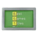Best
 Games
 Titles  Belt Buckles