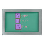 Game
 Letter
 Tiles  Belt Buckles