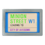 Minion Street  Belt Buckles