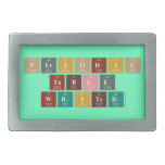 Periodic
 Table
 Writer  Belt Buckles