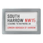 South  harrow  Belt Buckles