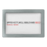 Upper Kettlwell Boulevard  Belt Buckles