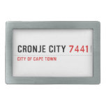 Cronje City  Belt Buckles