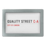 Quality Street  Belt Buckles