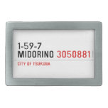 1-59-7  MIDORINO  Belt Buckles