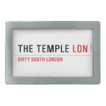 The Temple  Belt Buckles