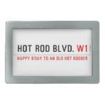 Hot Rod Blvd.  Belt Buckles