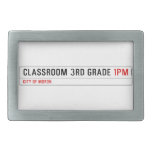 Classroom 3rd grade  Belt Buckles