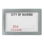 city of nairobi       Belt Buckles