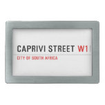 caprivi street  Belt Buckles