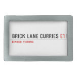 brick lane curries  Belt Buckles