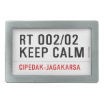 RT 002/02 KEEP CALM  Belt Buckles