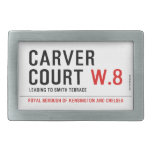CARVER COURT  Belt Buckles