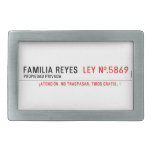 Familia reyes   Belt Buckles