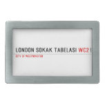 LONDON SOKAK TABELASI  Belt Buckles