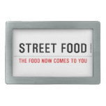 Street food  Belt Buckles