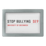 Stop Bullying   Belt Buckles