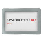 Baywood Street  Belt Buckles