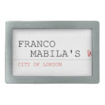 franco    mabila's  Belt Buckles