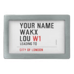 Your Name WAKX LOU  Belt Buckles