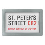 St. peter's Street  Belt Buckles