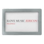 ilove music  Belt Buckles