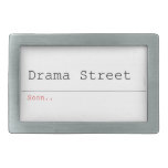 Drama Street  Belt Buckles