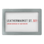 leathermarket St.  Belt Buckles