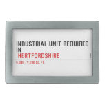 Industrial unit required  in   Belt Buckles