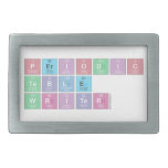 Periodic
 Table
 Writer  Belt Buckles
