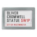 oliver cromwell statue  Belt Buckles