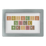Periodic
 Table
 Writer  Belt Buckles