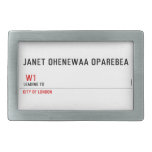 JANET OHENEWAA OPAREBEA     Belt Buckles