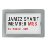 Jamzz Syarif Member  Belt Buckles