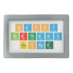 Happy
 Birthday
 George  Belt Buckles