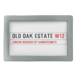 Old Oak estate  Belt Buckles