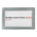 BEGUMELEKORAYEKBAS  Belt Buckles