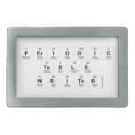 Periodic
 Table
 Writer  Belt Buckles